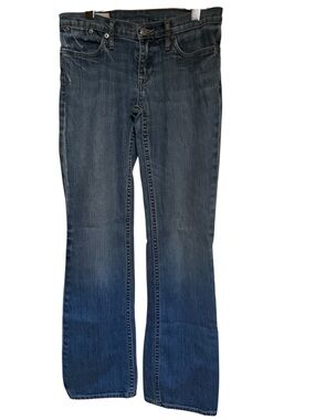 Banana Republic Women's Flare Jeans in Dark Blue Fade